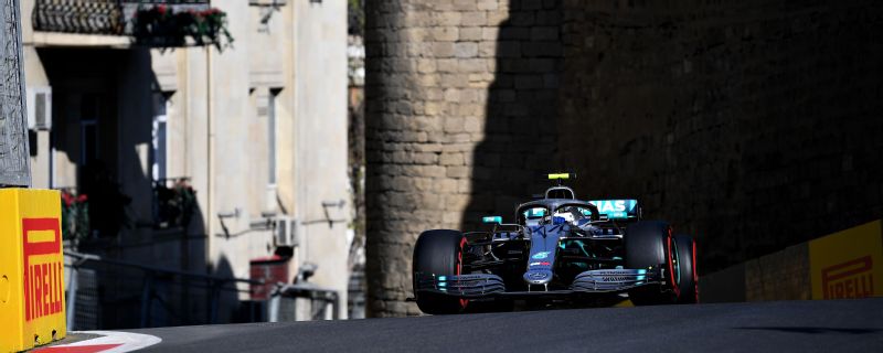Valtteri Bottas won the Azerbaijan Grand Prix as Mercedes took its fourth one-two victory of the season.