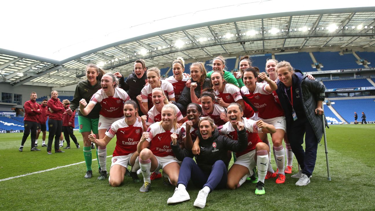 Arsenal Women seal Super League title with victory at ...