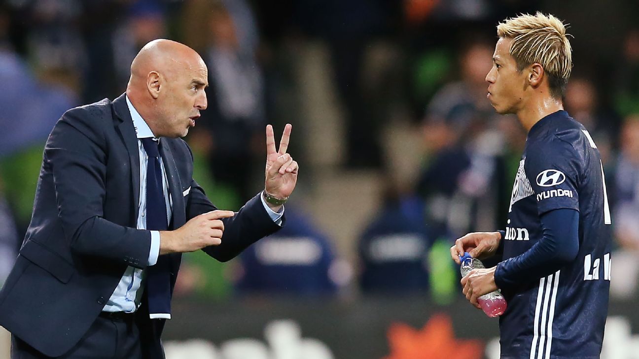 Kevin Muscat and Keisuke Honda Kevin Muscat and Keisuke Honda