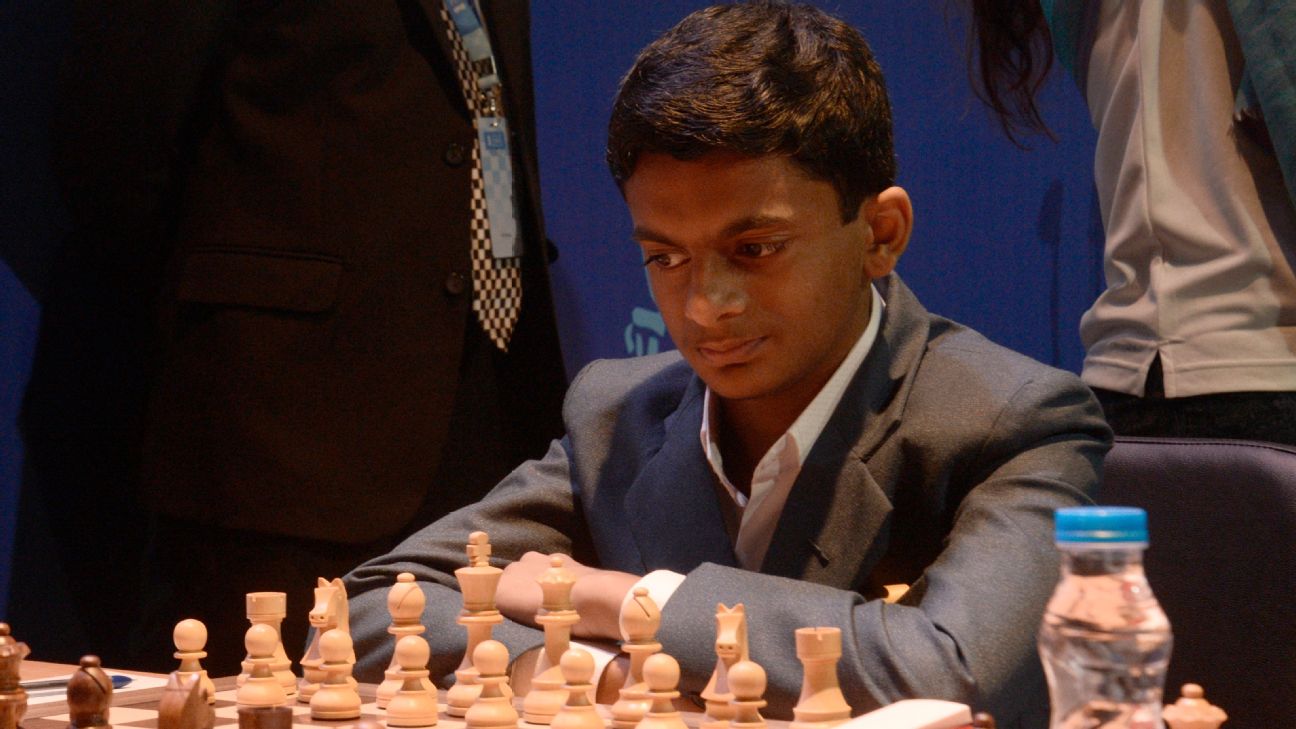 Chess - 14-year-old Grandmaster Nihal Sarin becomes youngest Indian to  cross 2600 Elo - ESPN