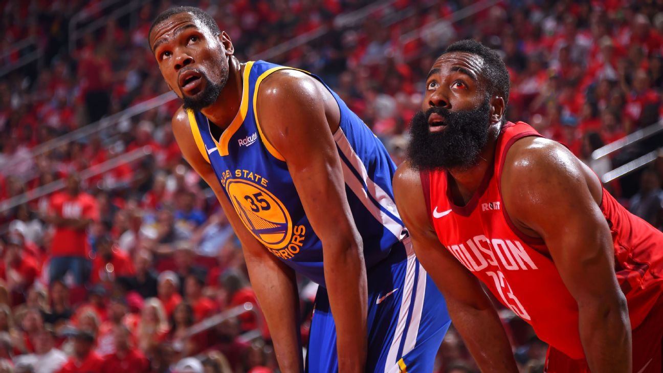 Durant goes down, Warriors hold off Rockets in Game 5