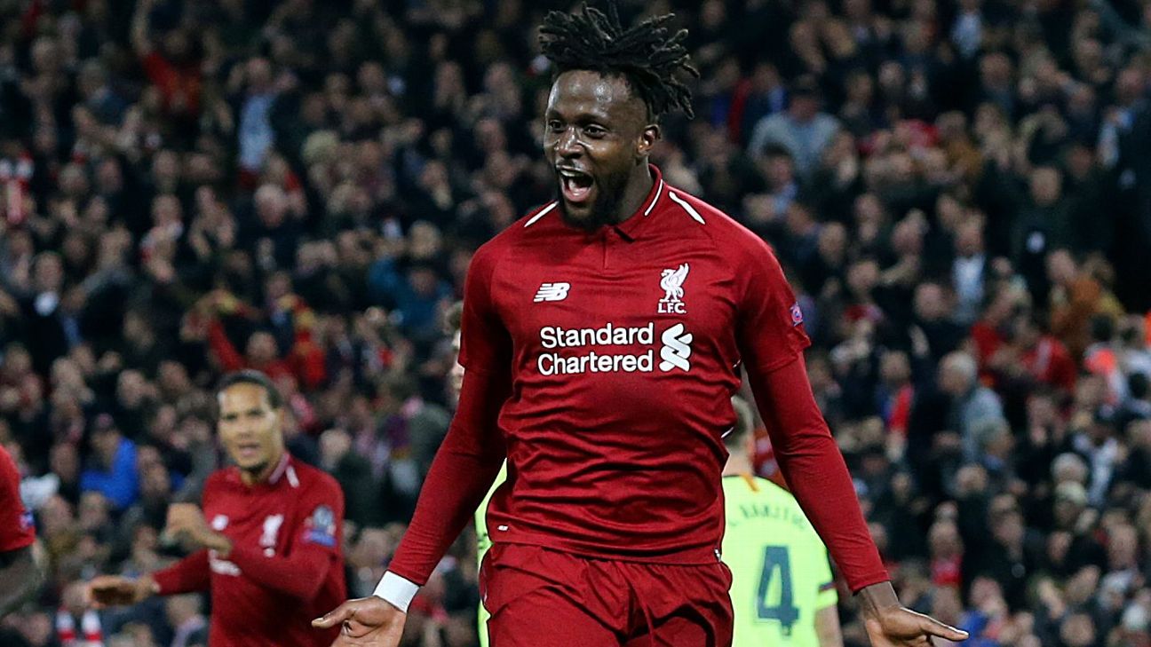 Liverpool: Origi, herói improvável contra o Tottenham na Champions