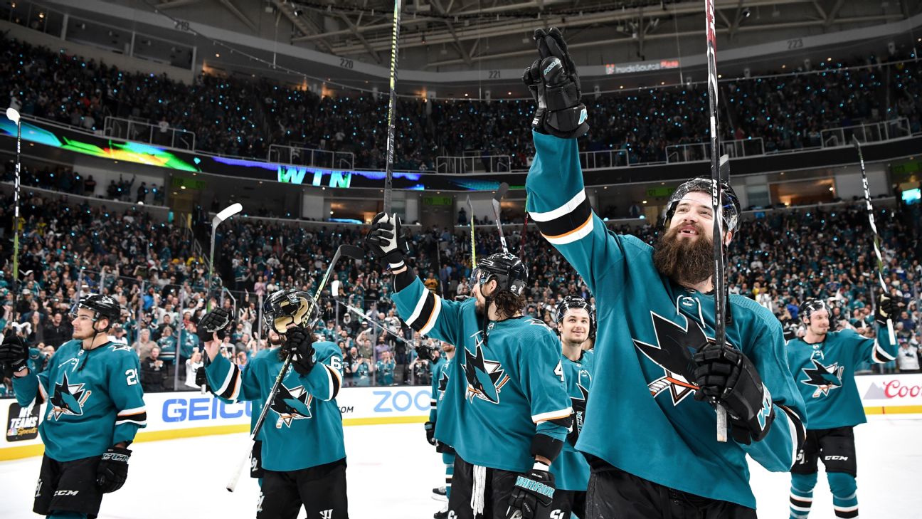 Stanley Cup Playoffs Daily Sharks reach final four after outlasting