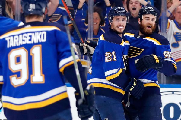 Banged-up Blues put O'Reilly, Tarasenko on IR