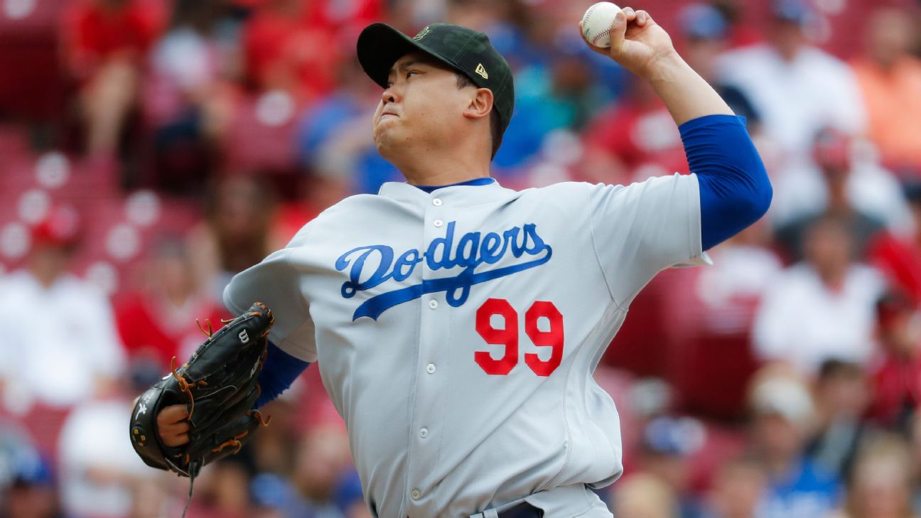 Hyun-Jin Ryu shuts down Reds as Dodgers extend lead