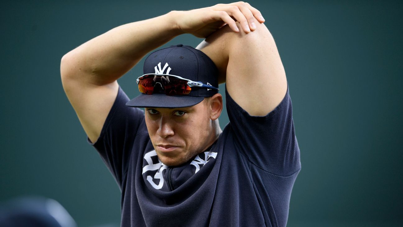 Yankees' Aaron Judge takes mini-step forward in rehab process