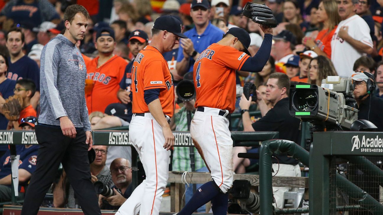 Astros' Jose Altuve will miss at least a couple games with hamstring strain