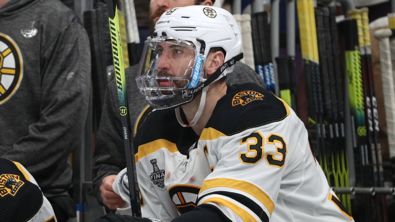 Reports: Chara's jaw broken; Bruins eye options - ESPN