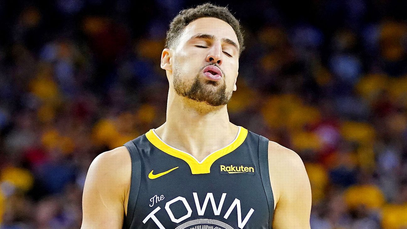 Warriors' Klay Thompson on not playing: 'It never sits right with me