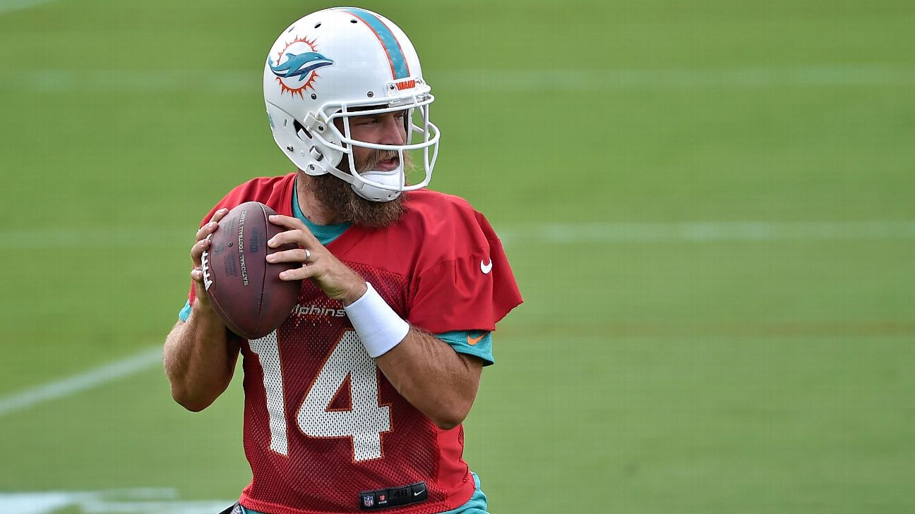 Josh Rosen taking role as Dolphins backup QB in stride