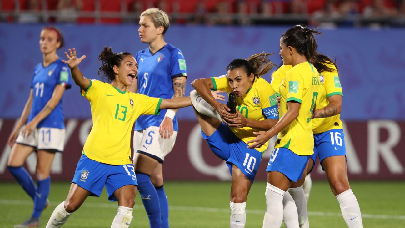 Brasil pega a França nas oitavas da Copa do Mundo feminina; veja