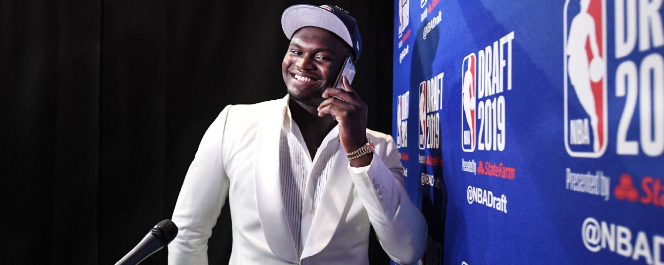 Zion Williamson at 2019 NBA draft