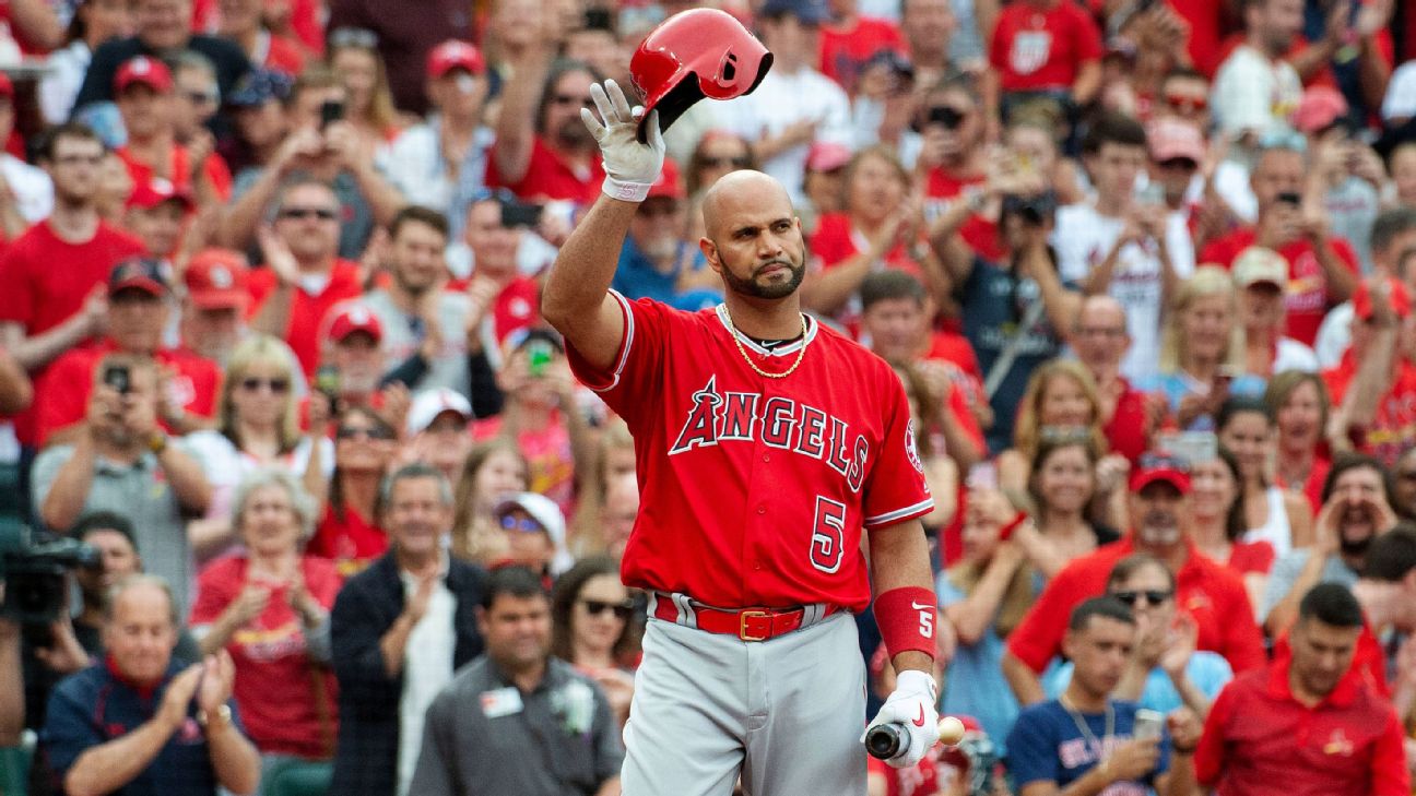 Albert Pujols reiterates he'll decide future after season with Los Angeles  Angels