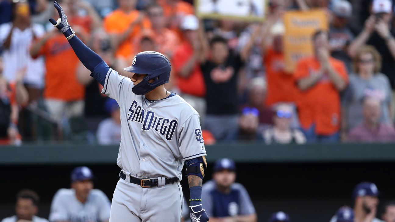 Manny Machado: Padres slugger homers in first game back to Baltimore