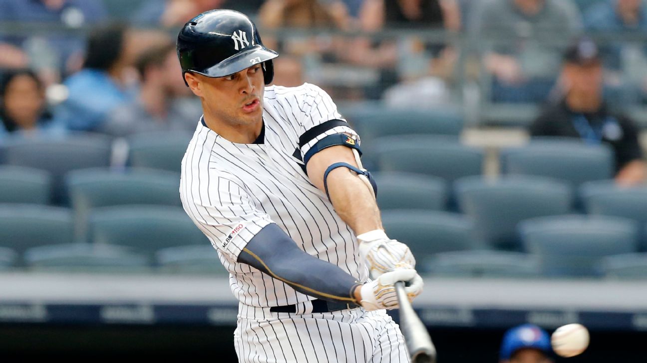 Yankees slugger Giancarlo Stanton (calf) might miss start of season - ABC7  New York