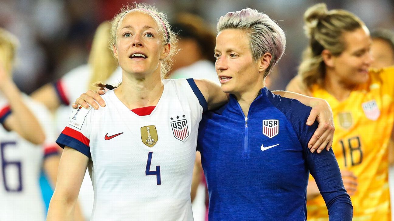 What USWNT, NWSL teammates (and opponents) say about Rapinoe - ESPN