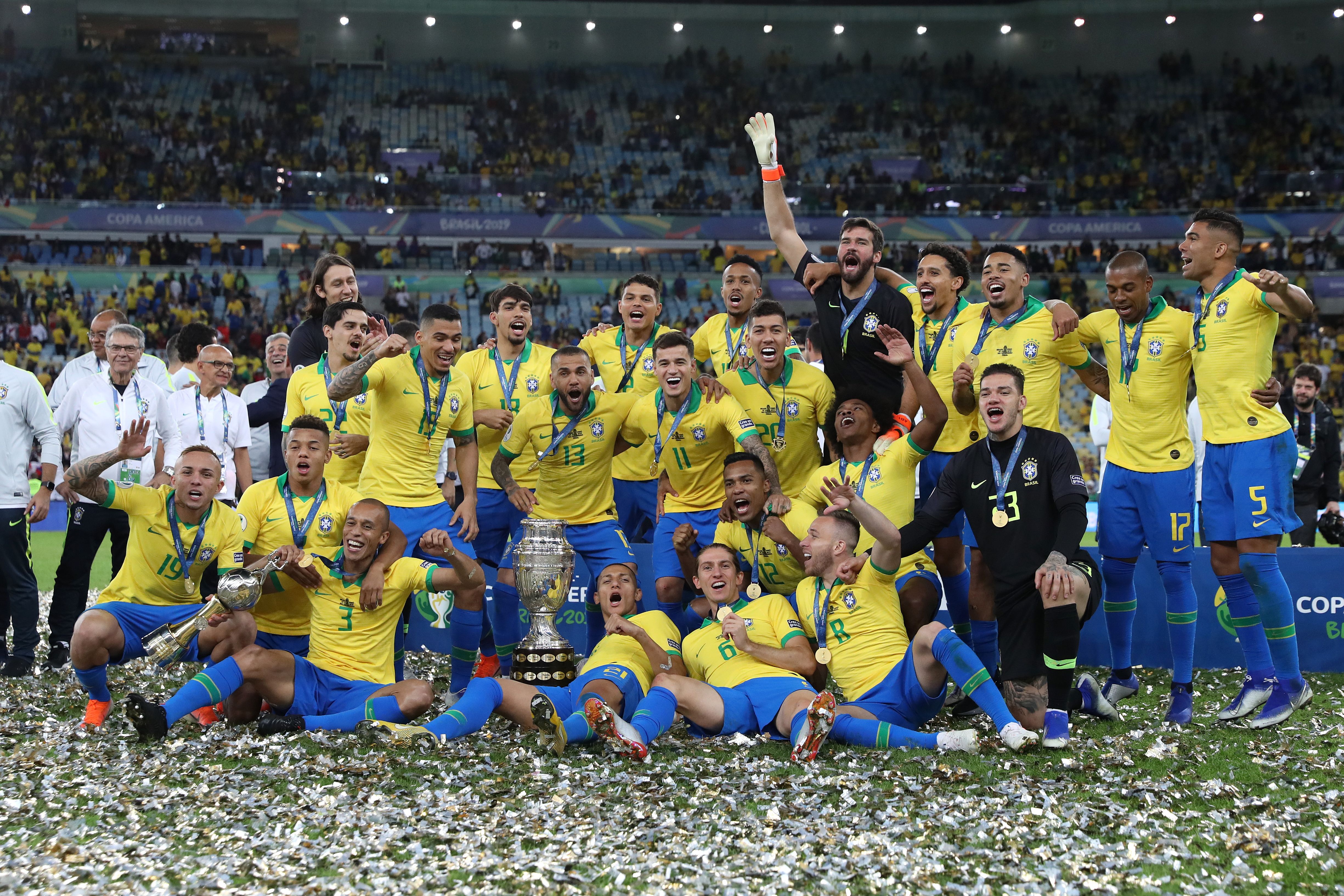 Brasil x Peru O título e a foto da Copa América ESPN