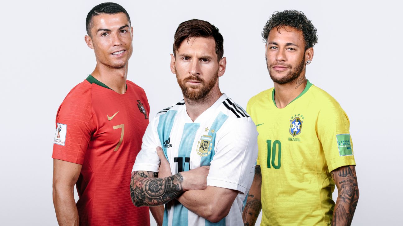 Ronaldo leads Top 10 famous athletes in the world, Messi No.3 & Neymar  No.4