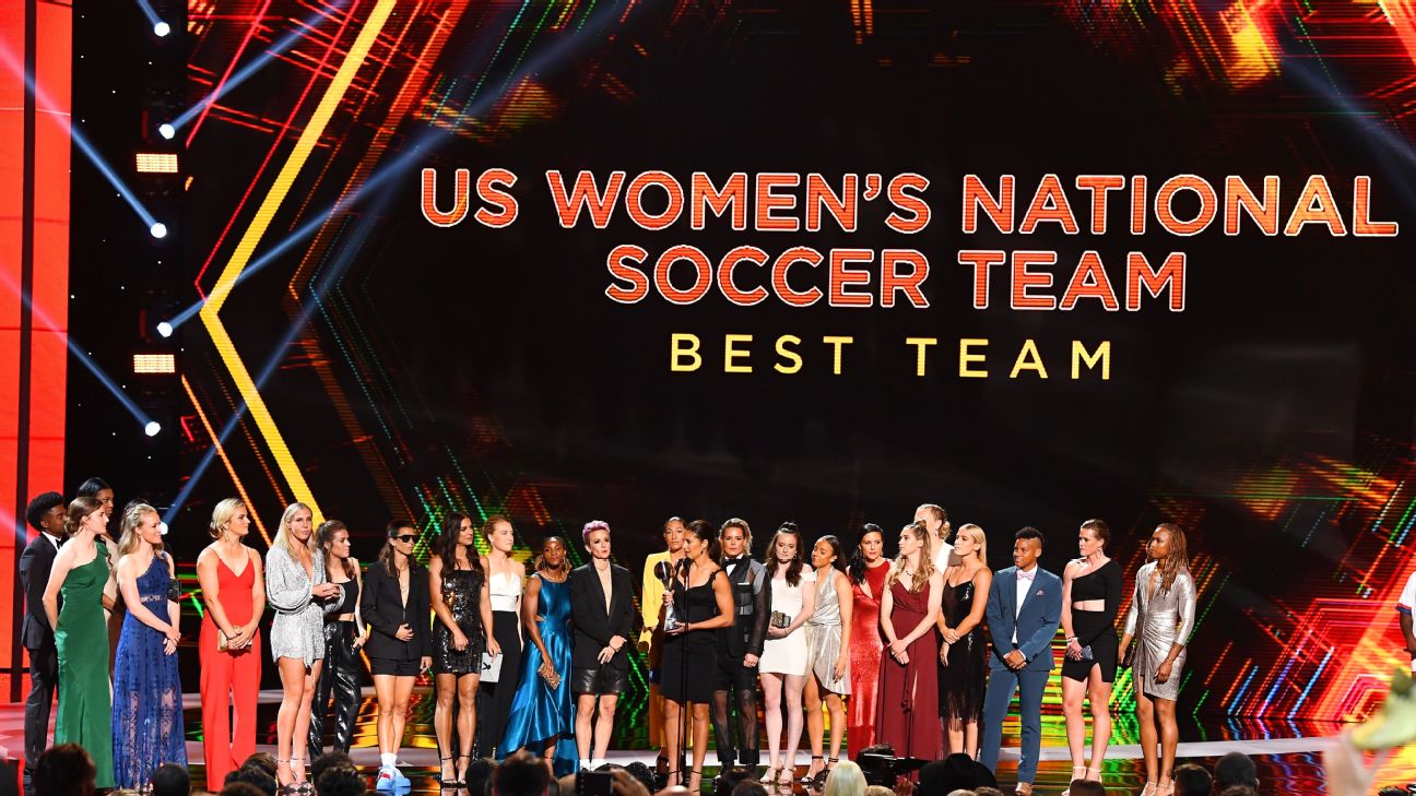 USWNT, take home top honors at ESPYS ABC7 New York
