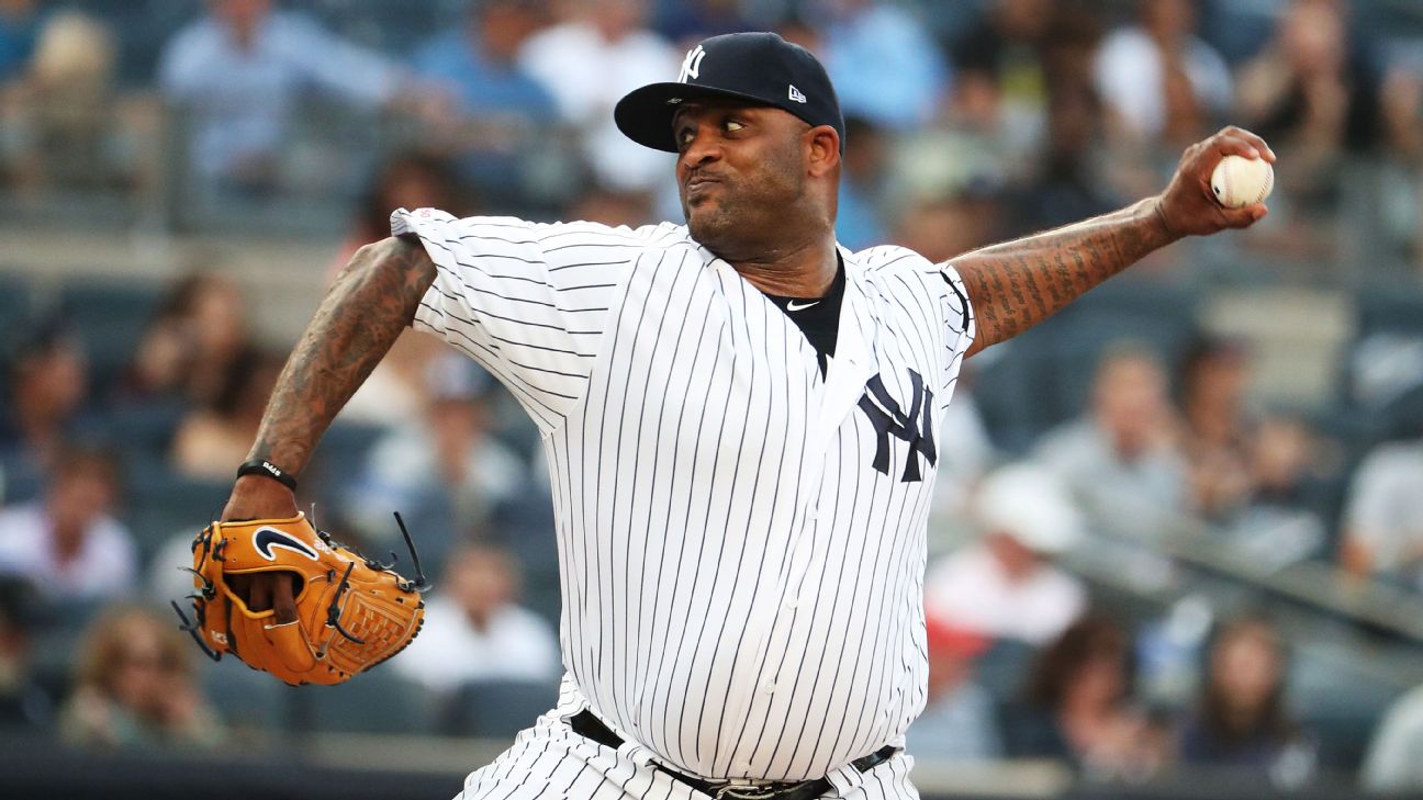 Wednesday's MLB: New York Yankees' CC Sabathia to retire after 2019