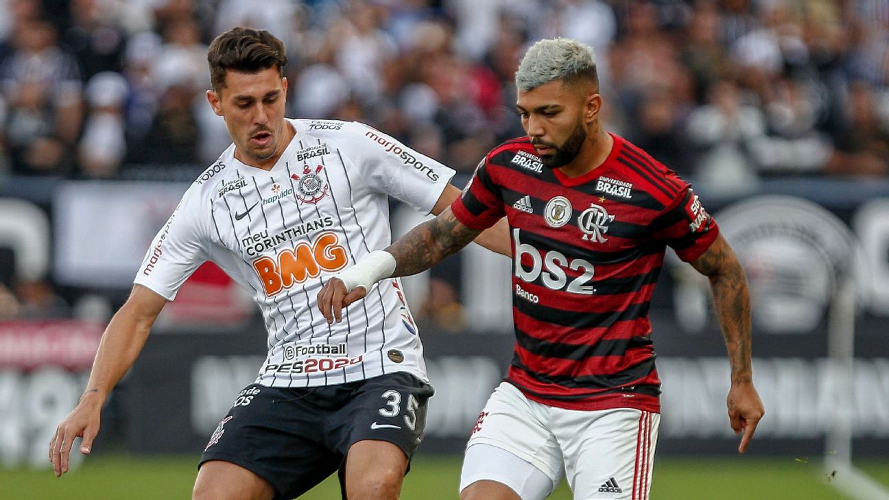 Jogo entre Corinthians e Flamengo termina em empate de 0 a 0