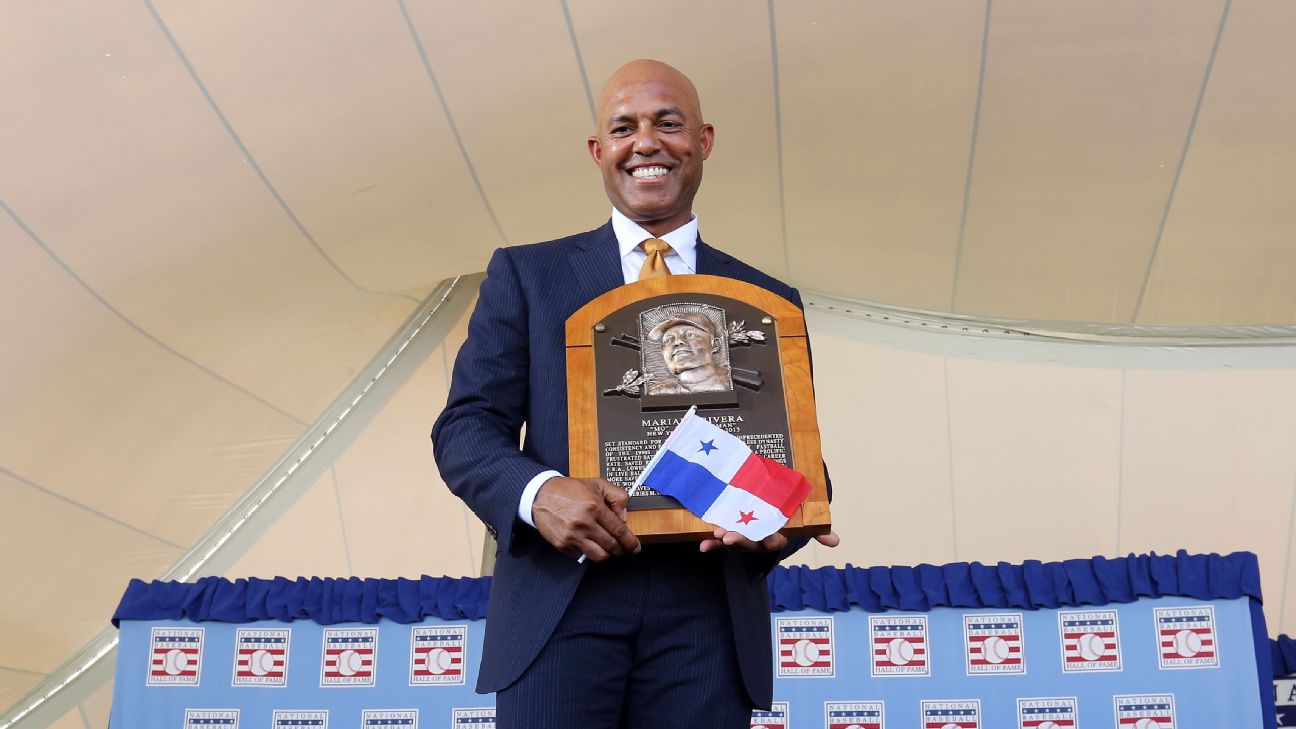 New York Yankees laud Mariano Rivera with 50-minute ceremony - ESPN