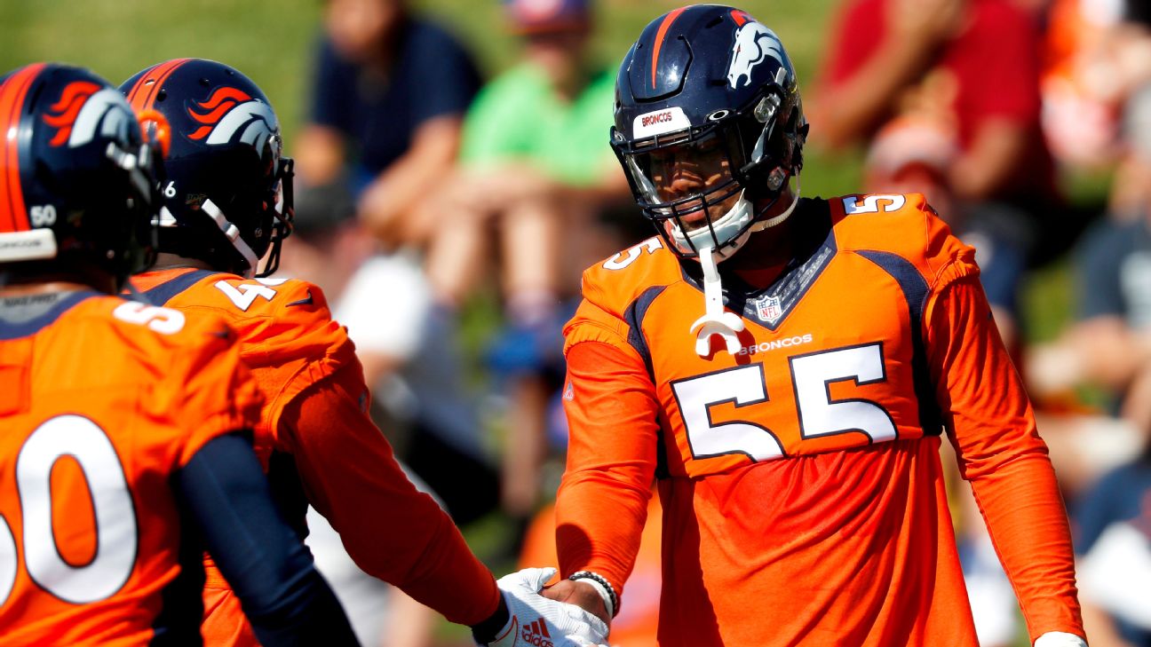 Jaguars vs. Broncos: Edge rushers Von Miller, Bradley Chubb