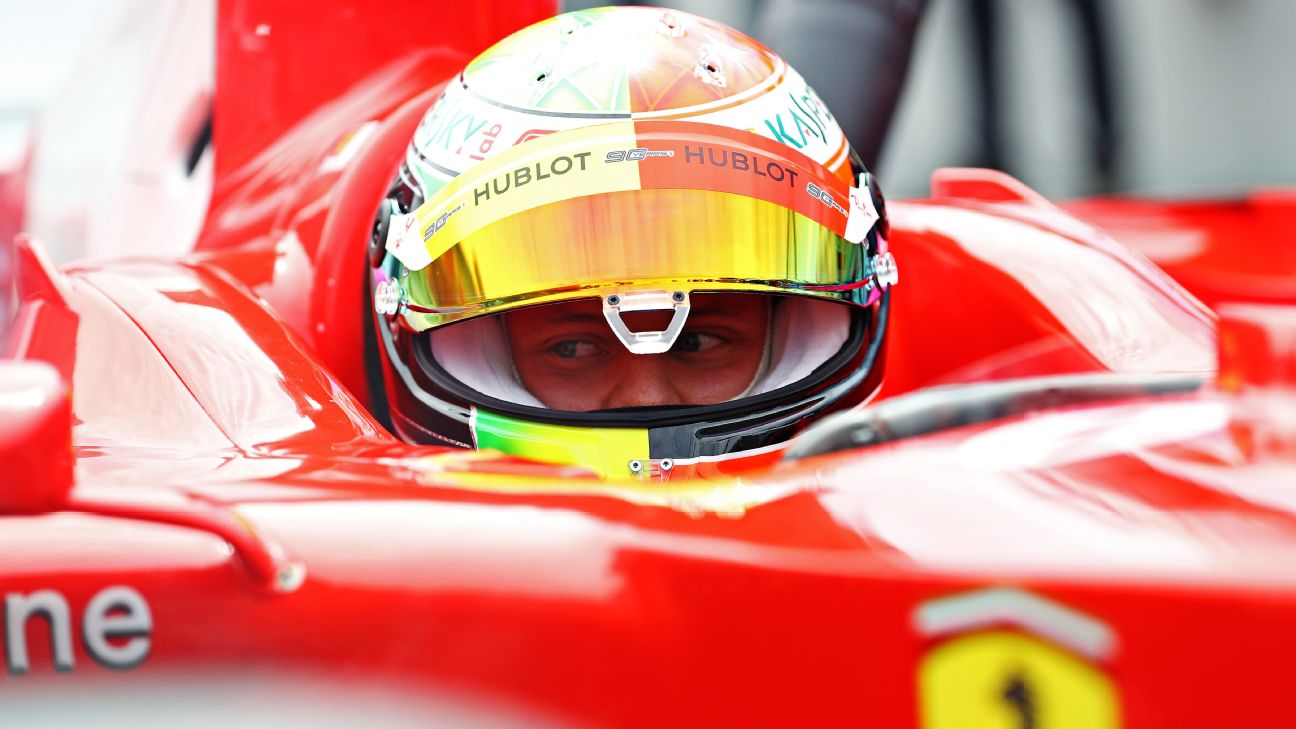 Mick Schumacher Drives Father Michael S Legendary 2004 Ferrari