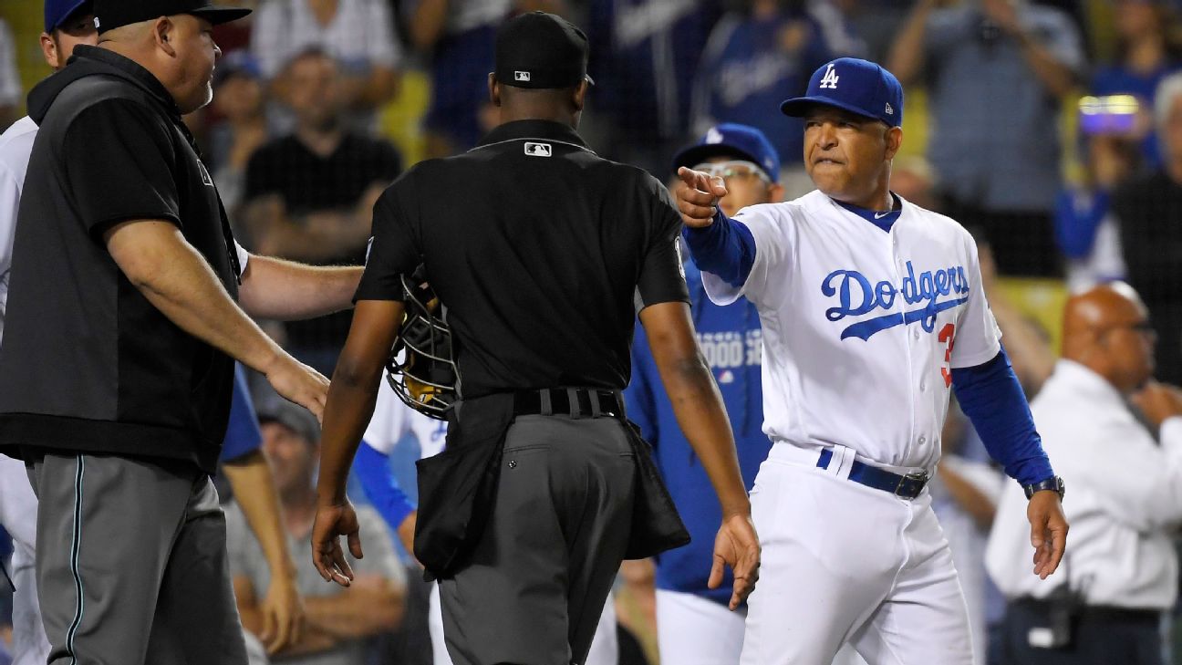 Diamondbacks' Robbie Ray on interaction with Dodgers manager Dave Roberts