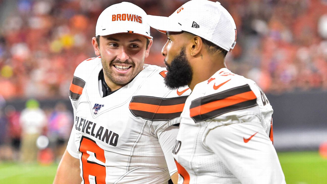 The inside story of how the Baker Mayfield-Odell Beckham Jr. on-field Browns  relationship fell apart - ESPN