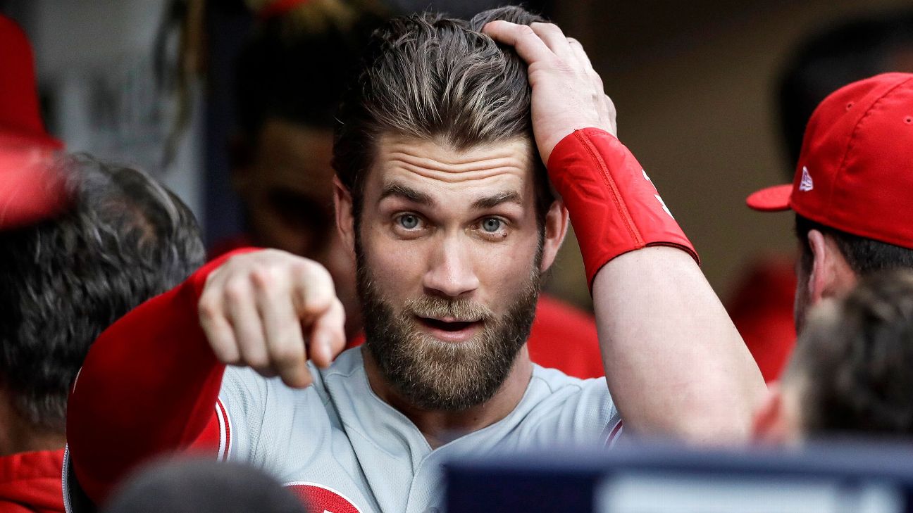 Bryce Harper to sign record $330m contract with Philadelphia