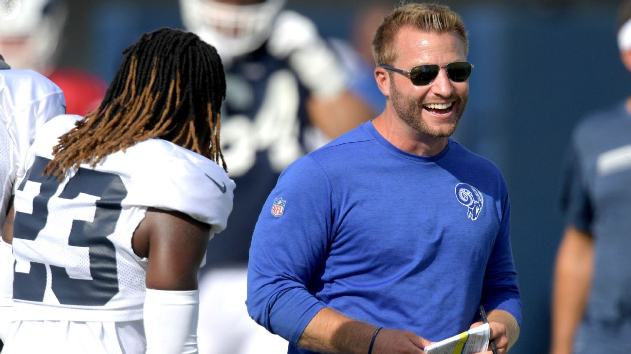 Sean McVay confident about sitting Rams stars in preseason - Los Angeles  Times