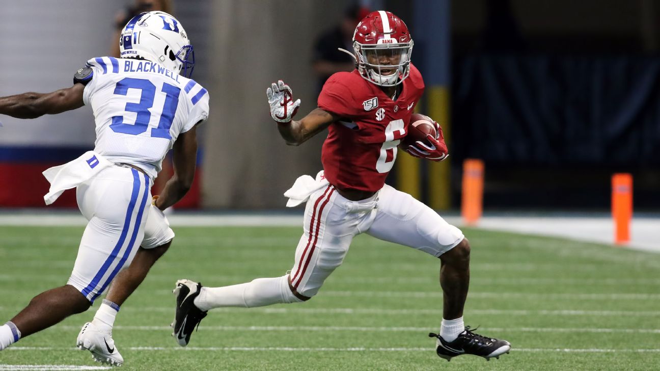 Alabama WR Henry Ruggs III makes All-SEC freshman team as a returner