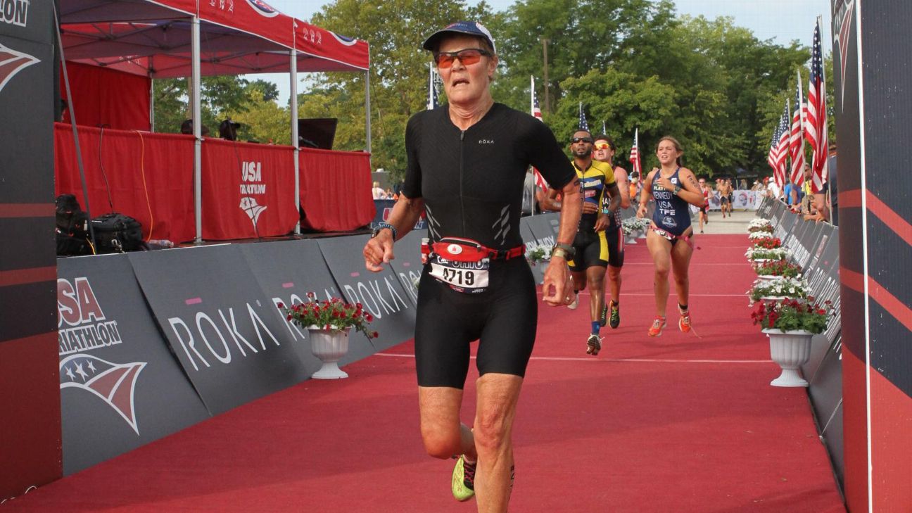 Living in the past isn't for 76-year-old triathlete Sibyl Jacobson