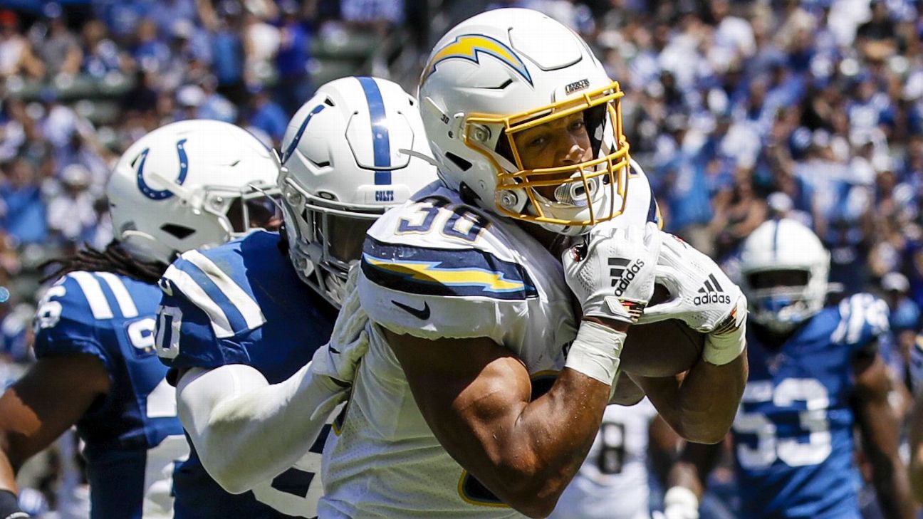 Pittsburgh Steelers 37-41 Los Angeles Chargers: Austin Ekeler scores four  touchdowns as Chargers win thriller, NFL News