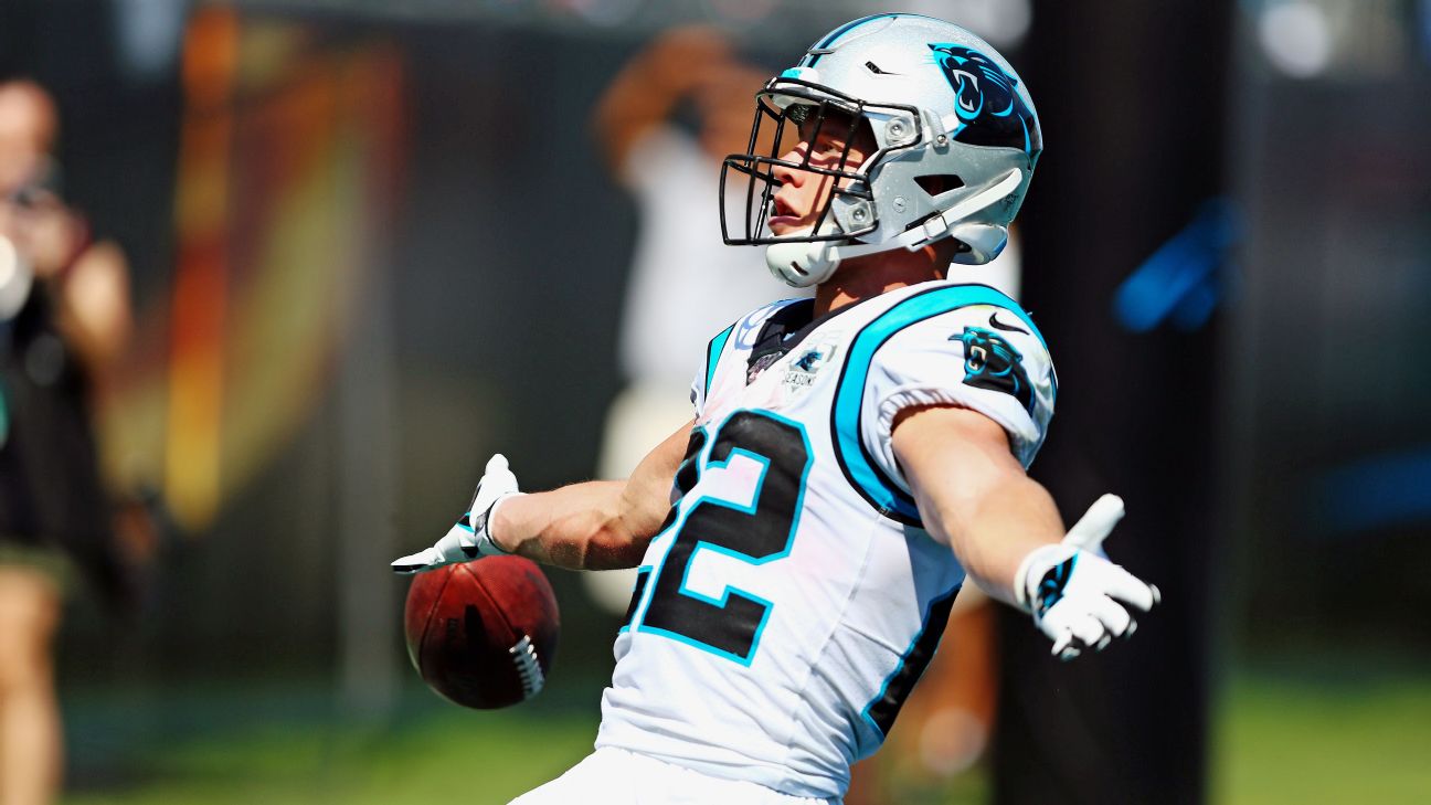 WATCH: Christian McCaffrey score Panthers first TD of 2019