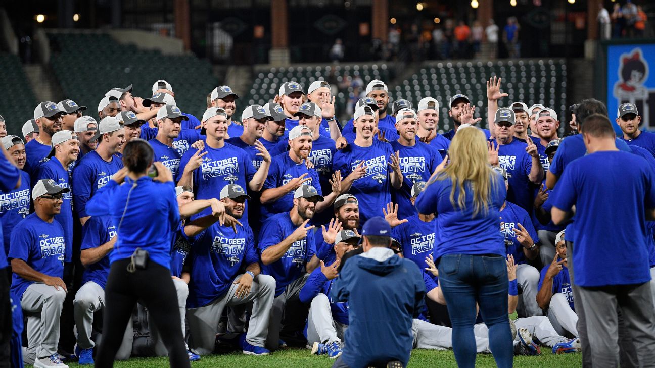 Dodgers clinch first National League West title since 2009 - NBC