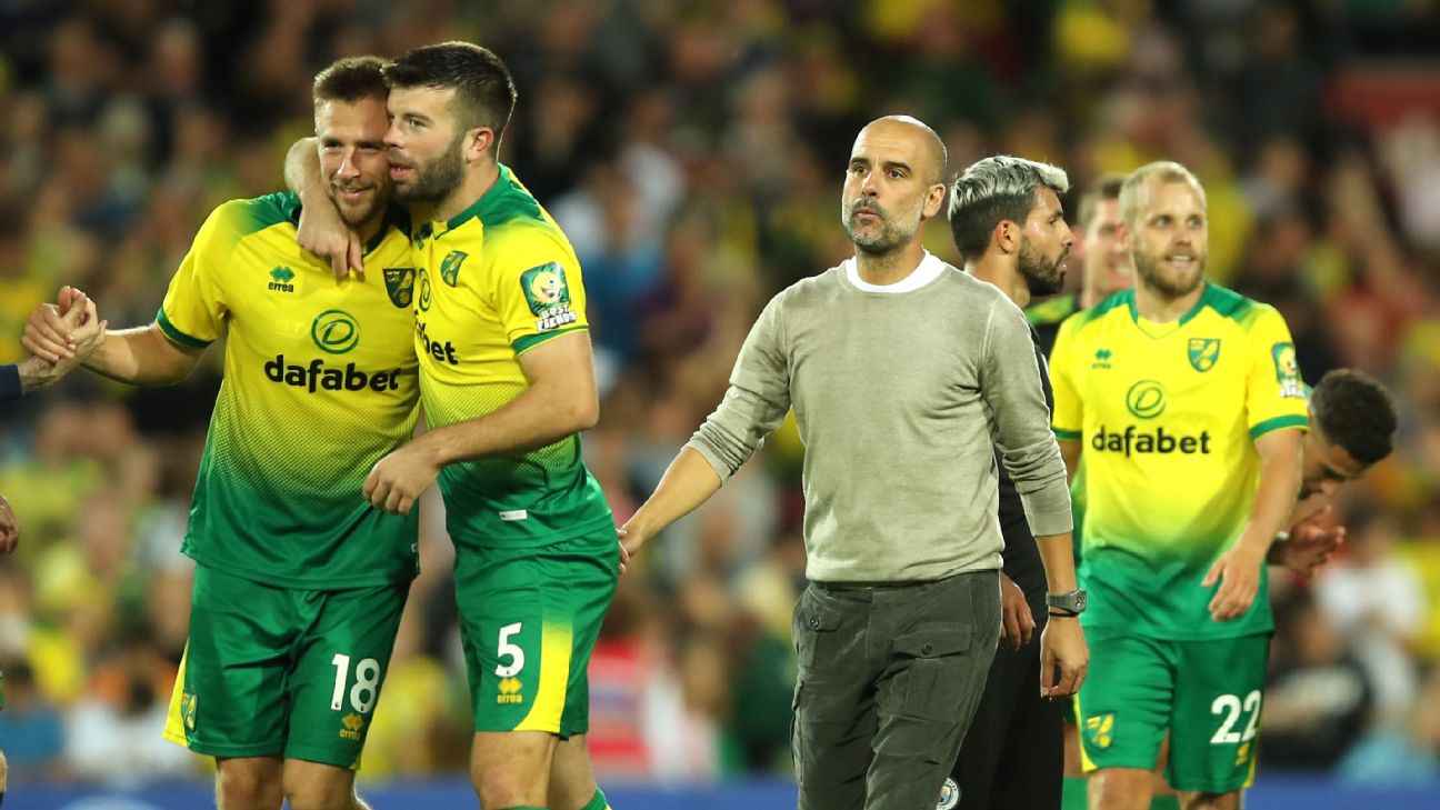 How Norwich upset Man City to claim the Premier League seasons most shocking win