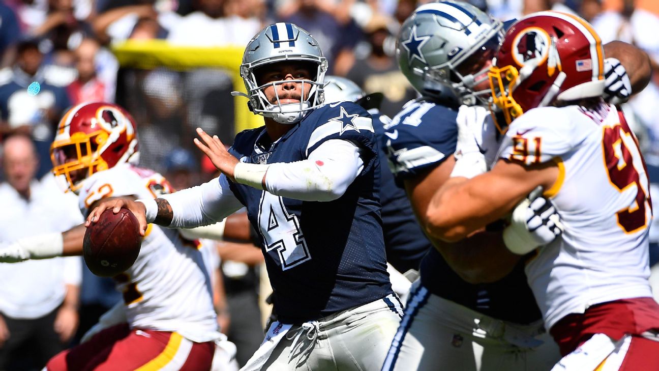 Cowboys' Dak Prescott 'guarantees' fewer interceptions this season - ESPN