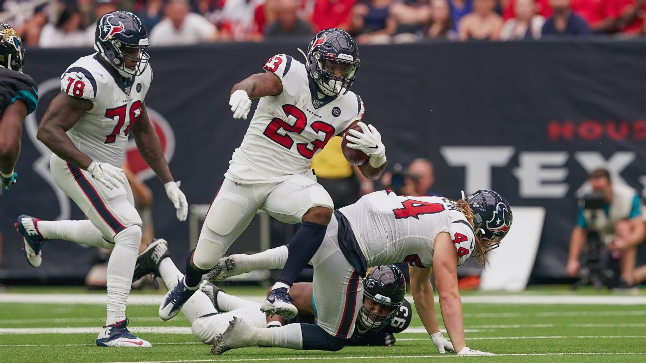 Texans stop Jags' 2-point conversion to get 13-12 win