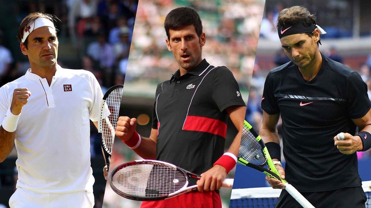 El 'Big 3' en números: Federer, Nadal y Djokovic, en detalle