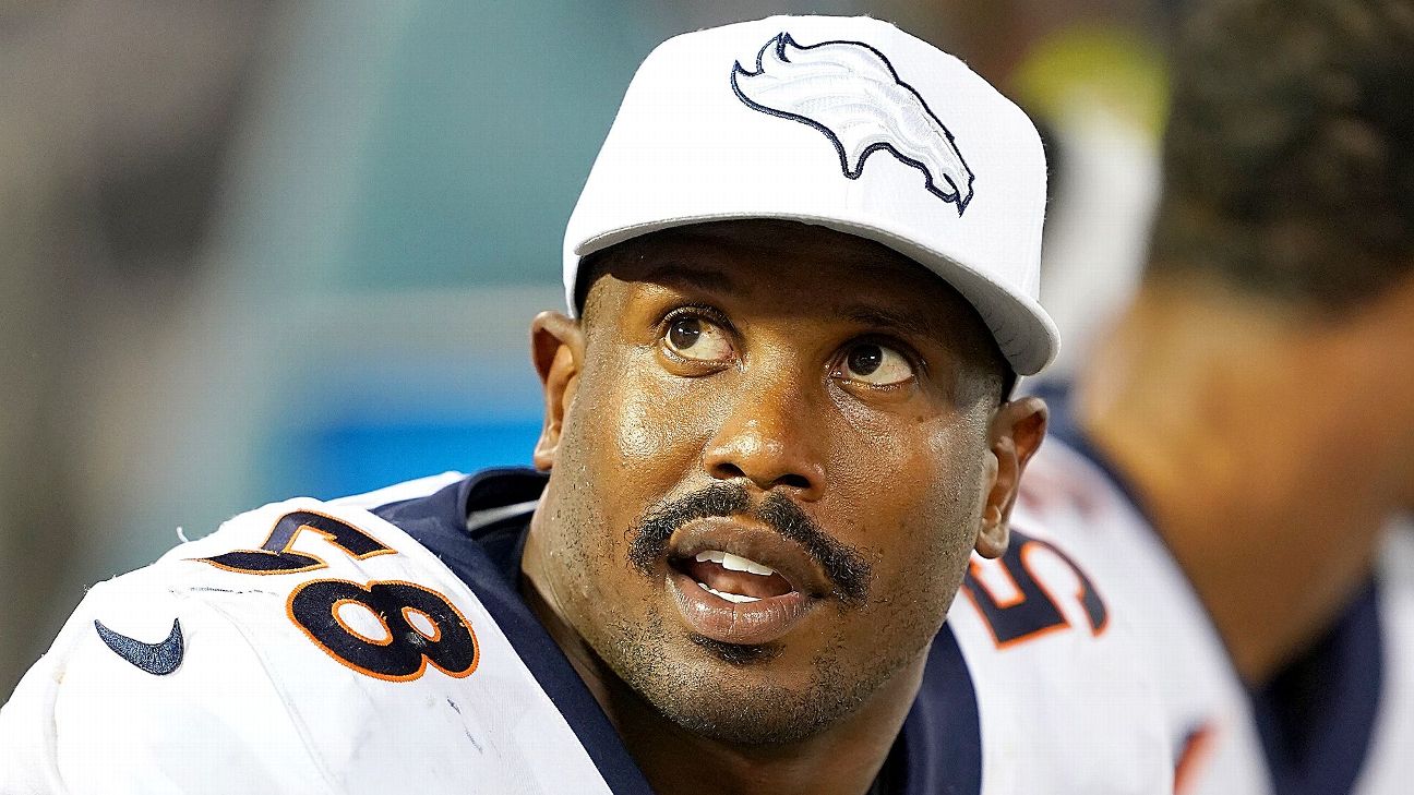 Denver Broncos, Von Miller agree to 6-year, $114.5 million deal - ESPN