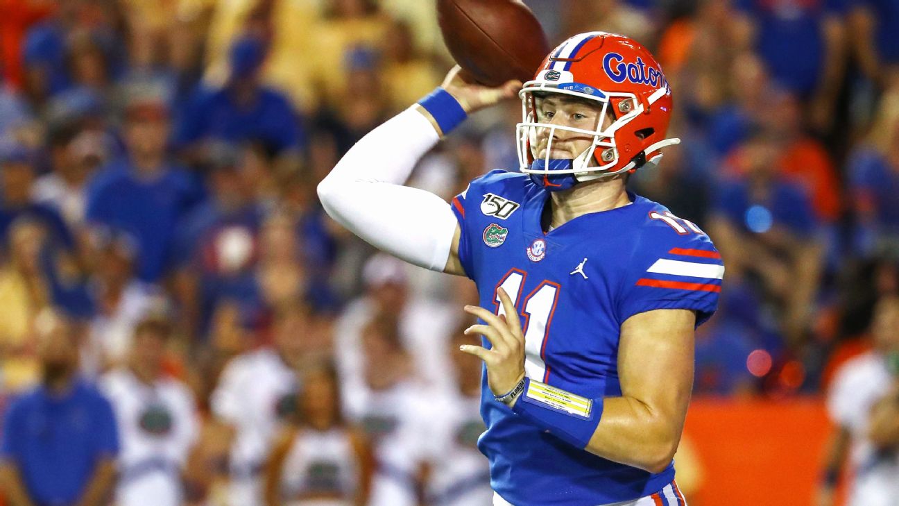 Florida QB Kyle Trask progressing along nicely from knee injury