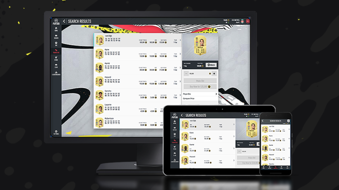 FIFA 20: como usar o Web App para configurar seu time no Ultimate Team