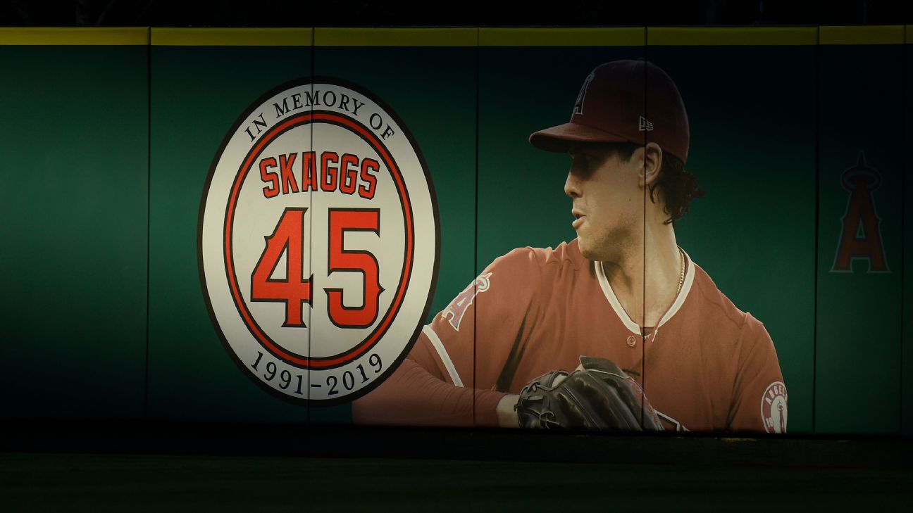 Pitcher Tyler Skaggs' family files suits against Los Angeles