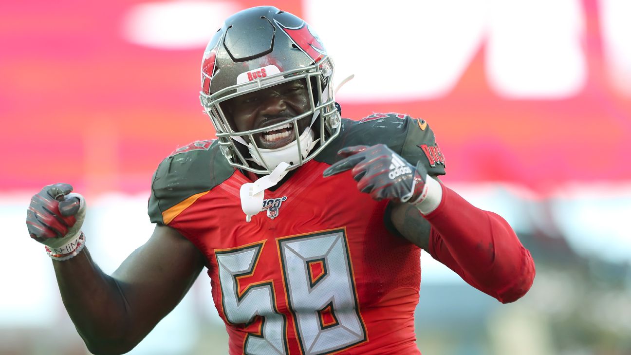 Shaq Barrett Ties Bucs' Single-Season Sack Record - Tampa Bay Buccaneers, BucsGameday