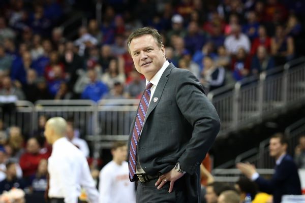 Kansas’ Self to miss tourney opener vs. Howard