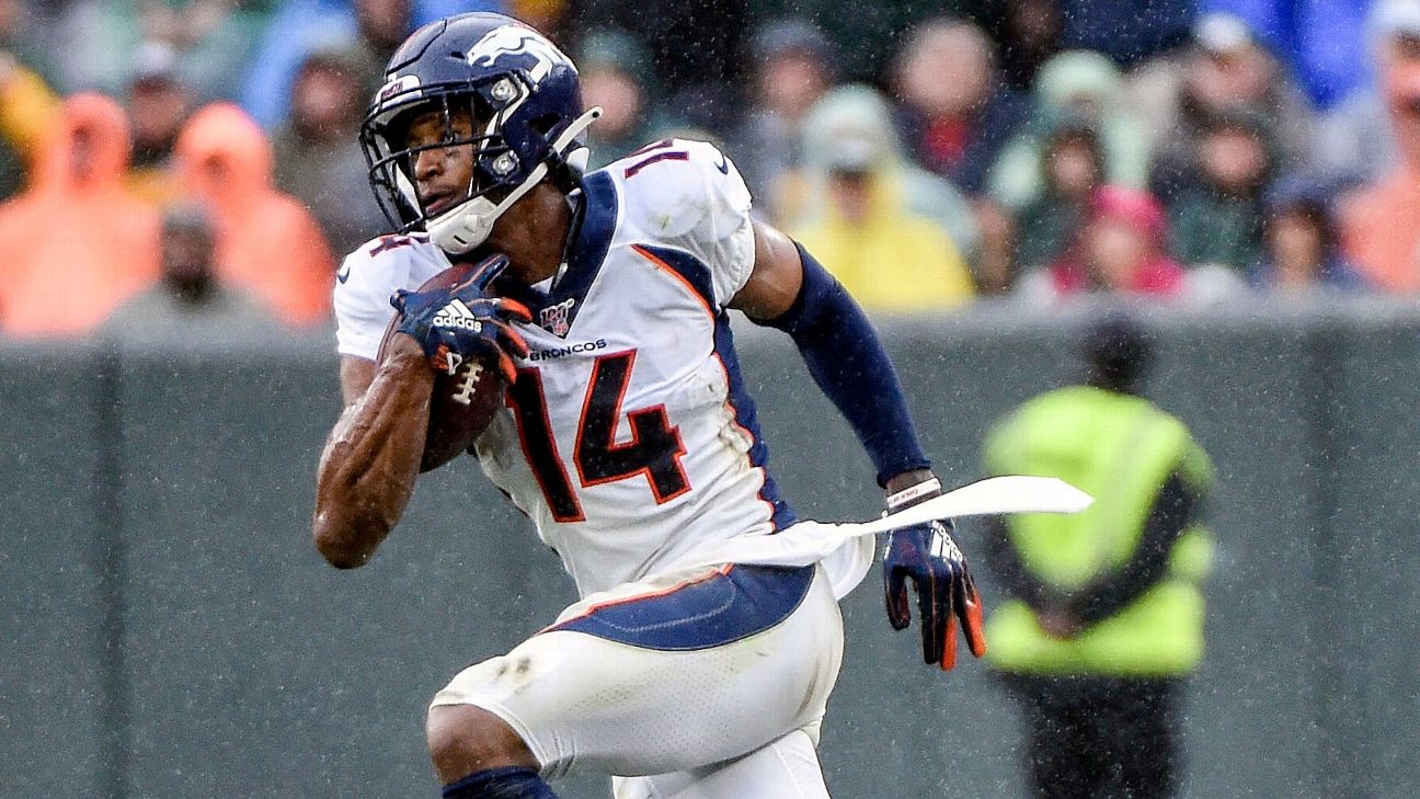 Courtland Sutton injury: Broncos WR out for season with torn ACL