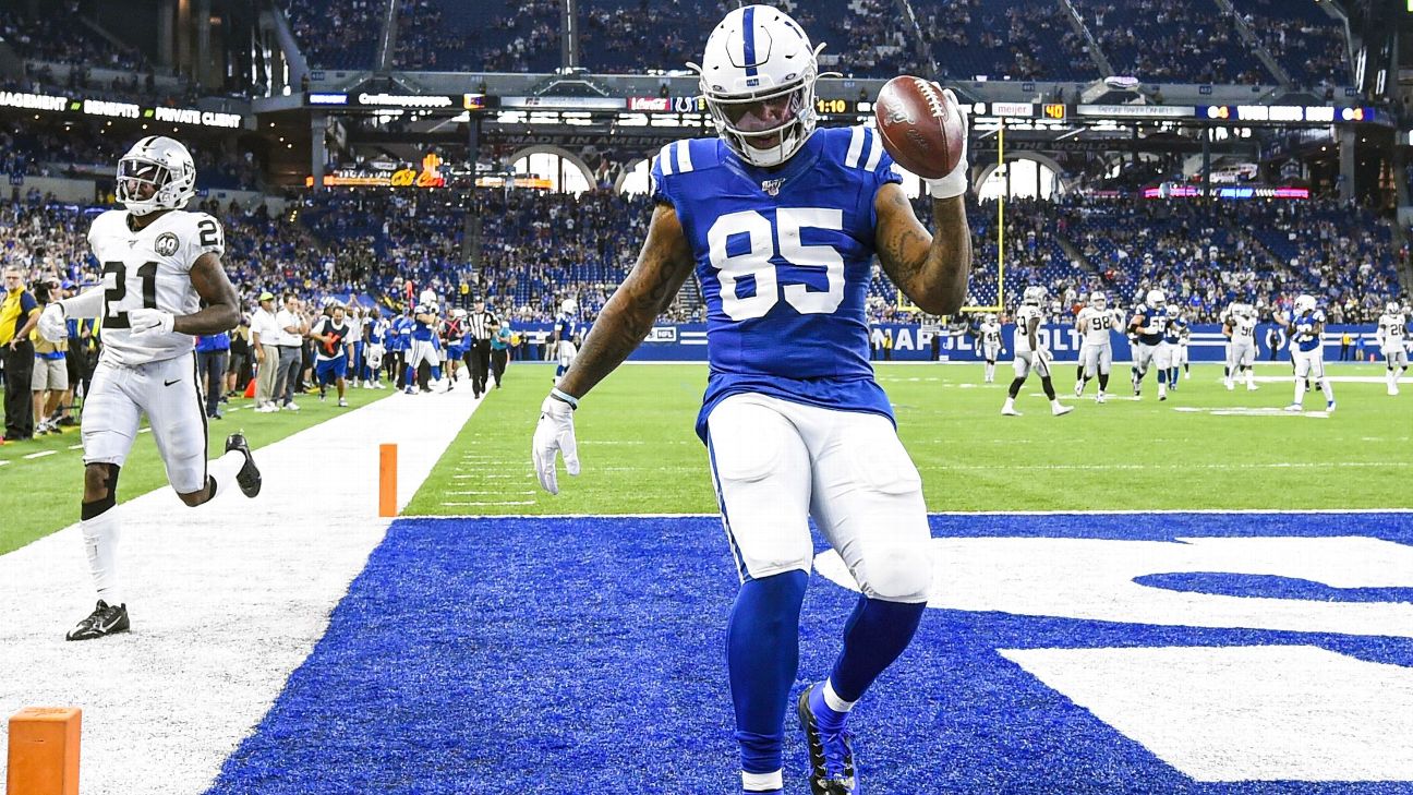 For Colts, Eric Ebron, it was a lost Sunday versus Raiders