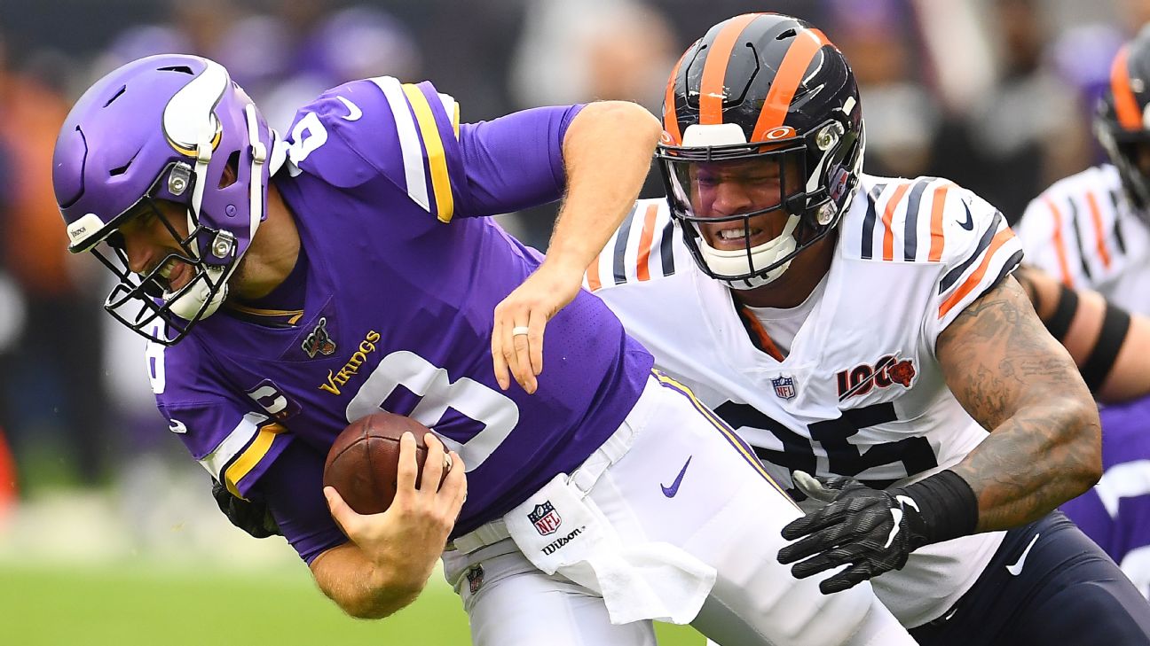 Bears lose Trubisky, shut down Vikings in 16-6 victory